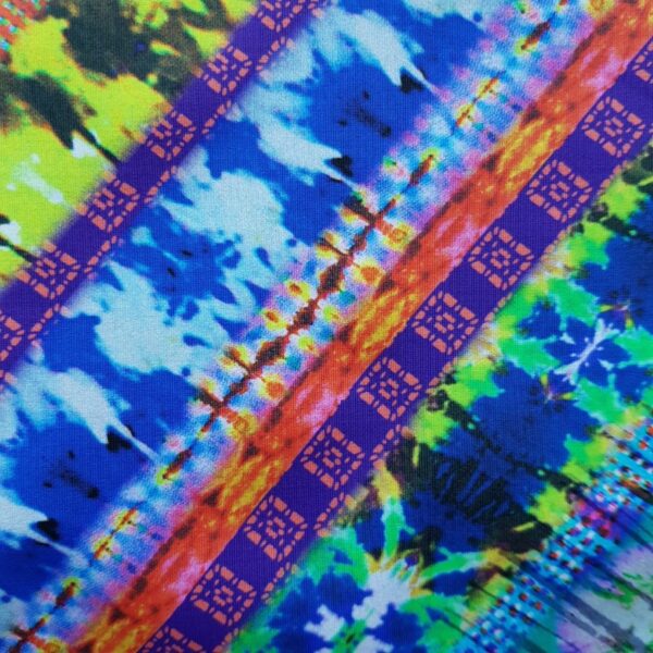 Badelycra diagonal bunt gestreift – Bild 7