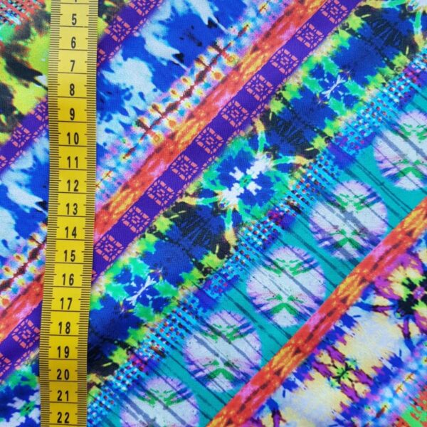 Badelycra diagonal bunt gestreift – Bild 6