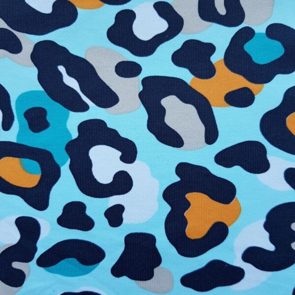 Badelycra hellblau mit Tigerprint Camouflage – Bild 2