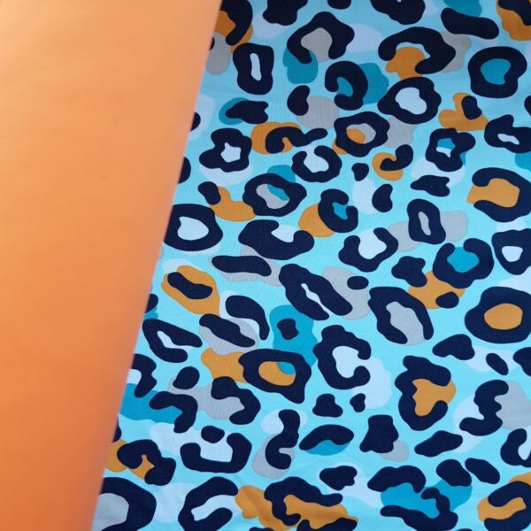 Badelycra hellblau mit Tigerprint Camouflage – Bild 5