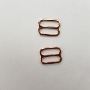 2 Stk. Schieber 12 mm, roségoldfarbig