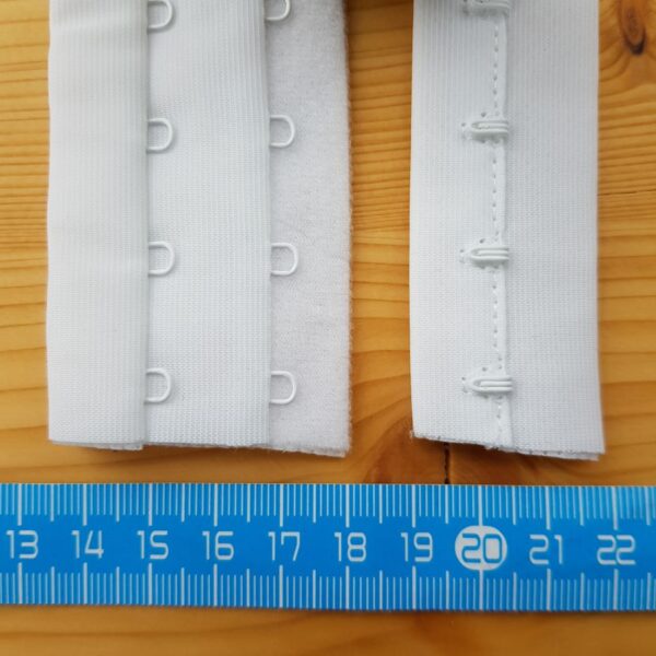 BH Verschluss, weiss, 2 x, am Meter – Bild 3
