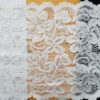 Elastische Spitze, Blumenmeer, naturweiss – Bild 2