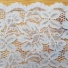 Elastische Spitze, Blumenmeer, naturweiss