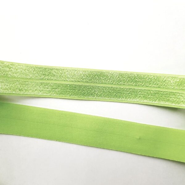 Faltgummi, elastisches Einfassband, 20 mm, hellgrün – Bild 3
