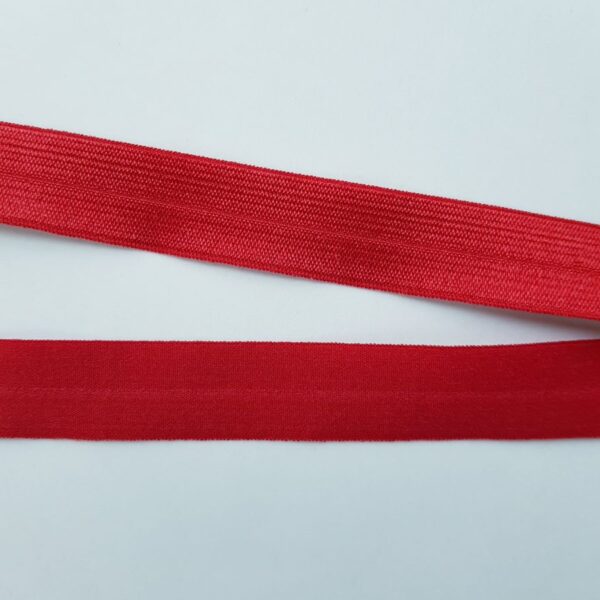 Faltgummi, elastisches Einfassband, 20 mm, rot – Bild 3