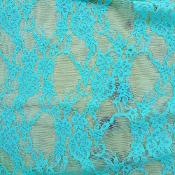 Elastischer Spitzenstoff, mint