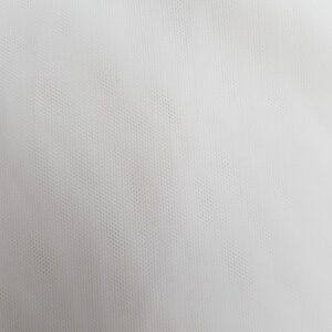 Elastischer Tüll, weiss
