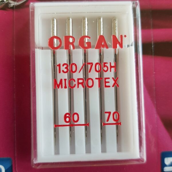 Microtex Nähnadeln, 60 und 70 (5 Stück) ORGAN 130/705 – Bild 2